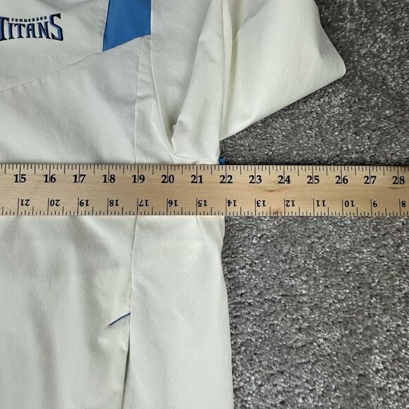 Nike Tennessee Titans On Field Sweatshirt Mens Large White Team Issued Zip Up - Picture 2 of 9